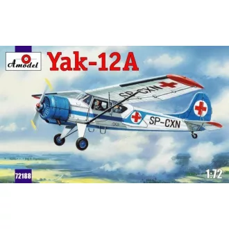   Amodel Yakovlev Yak-12A Soviet multirole aircr. repülő makett