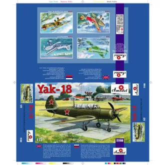 Amodel Yak-18 M-12 repülő makett