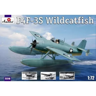   Amodel F4F-3S 'Widcatfish' USAF floatplane repülő makett