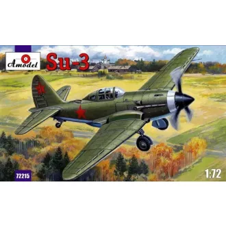 Amodel Sukhoi Su-3 Soviet fighter repülő makett