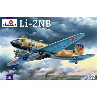 Amodel Lisunow Li-2NB Soviet light bomber repülő makett