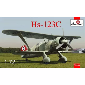 Amodel Henschel Hs 123C dive-bomber repülő makett