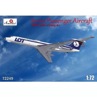 Amodel Tupolev Tu-134A LOT airlines repülő makett