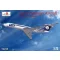 Amodel Tupolev Tu-134A LOT airlines repülő makett
