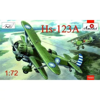 Amodel Henschel Hs-123A Chinese dive bomber repülő makett