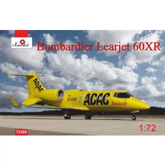   Amodel Bombardier Learjet 60XR ADAC Ambulance repülő makett