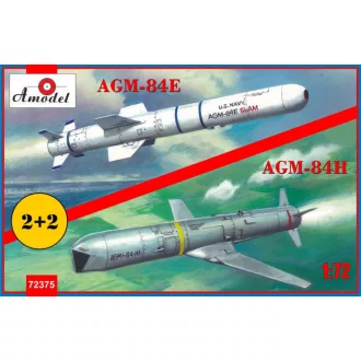 Amodel AGM-84E and AGM-84H on trolleys repülő makett