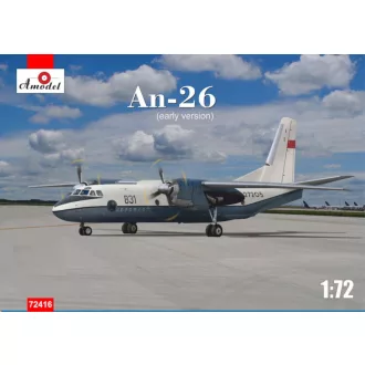 Amodel Antonov An-26, early version. Kit 2 repülő makett