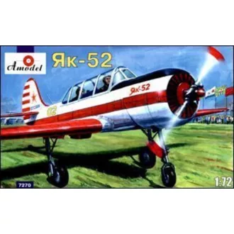   Amodel Yakovlev Yak-52 Soviet two-seat sporting repülő makett