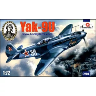 Amodel Yakovlev Yak-9U Soviet fighter repülő makett