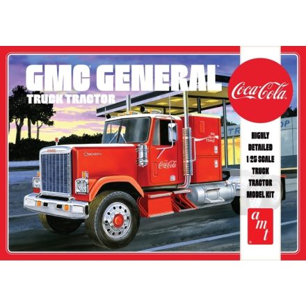 AMT 1976 GMC General Semi Tractor Coca Cola makett