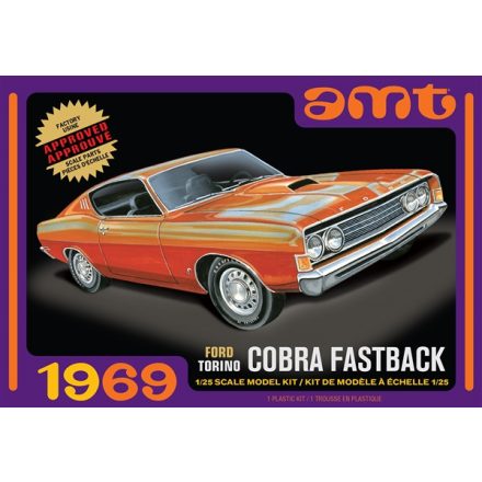 AMT 1969 Ford Torino Cobra Fastback makett