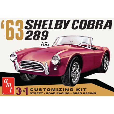AMT 1963 Shelby Cobra 289 makett