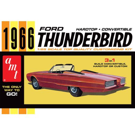 AMT 1966 Ford Thunderbird Hardtop/Convertible car makett