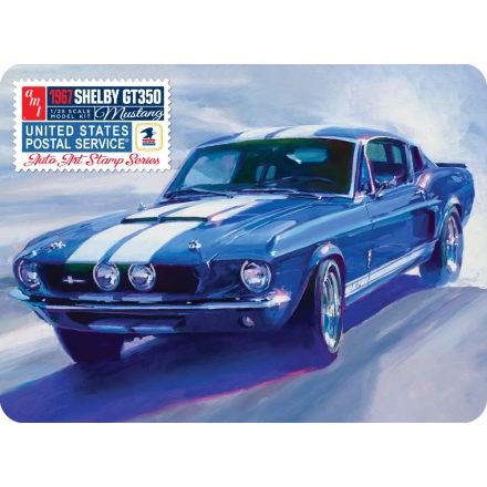 AMT 1967 Shelby GT350 USPS "Auto Art Stamp Series" makett