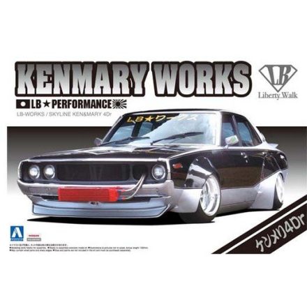 Aoshima LB Works Ken Mary 4Dr makett