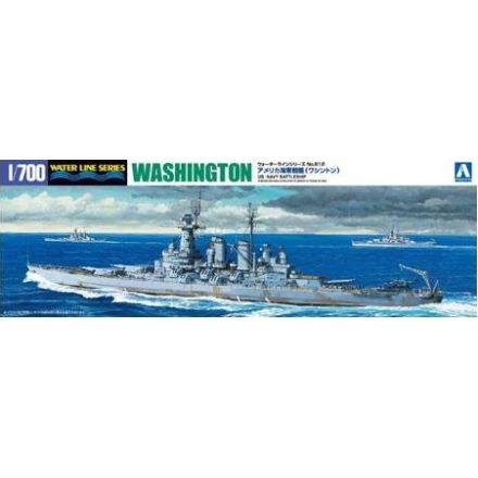Aoshima US Navy Battleship Washington makett