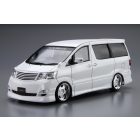 Aoshima Toyota Silk Blaze MNH ANH10 15W Alphard '05 makett