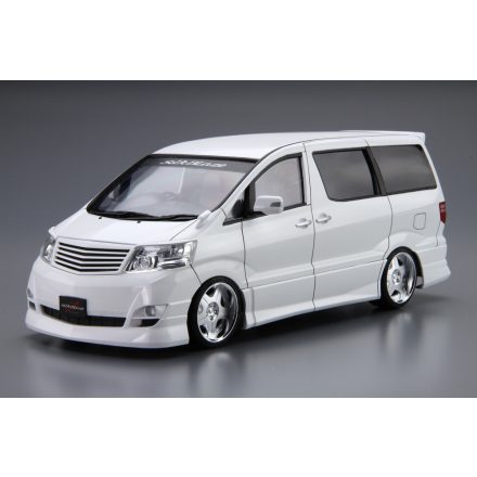 Aoshima Toyota Silk Blaze MNH ANH10 15W Alphard '05 makett
