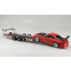 Aoshima Brian James Trailers A4 Transporter makett
