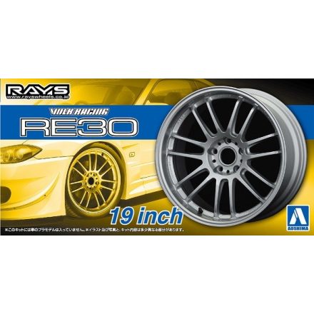 Aoshima VOLK RACING R30 19INCH kerék szett