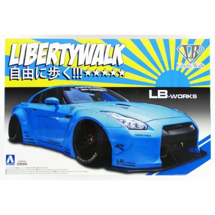 Aoshima Nissan LB-Works GT-R Version 1 makett