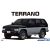 Aoshima Nissan D21 Terrano V6-3000 R3M '91 makett