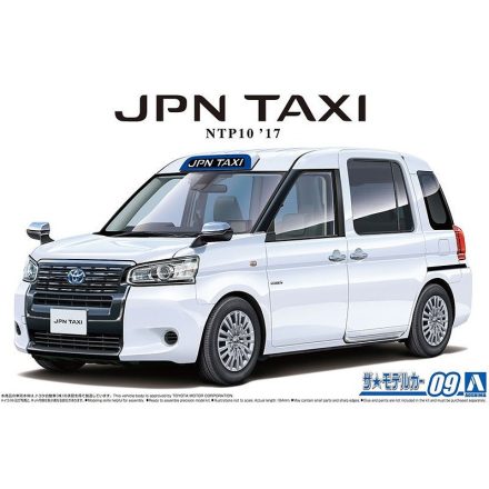 Aoshima TOYOTA NTP10 JAPAN TAXI SUPER WHITE makett