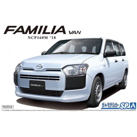 Aoshima MAZDA FAMILIA VAN NCP160M 2018 makett