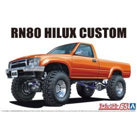 Aoshima Toyota RN80 Hilux Long Bed Lifting Up 1995 makett