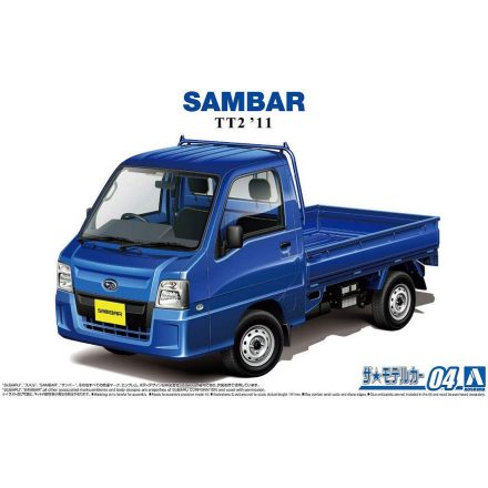 Aoshima SUBARU TT2 SAMBAR WR BLUE LIMITED 2011 makett