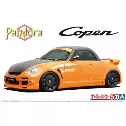 Aoshima DAIHATSU COPEN PANDORA TYPE 887 EVO II L880K 2002 makett