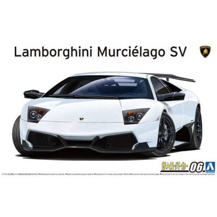 Aoshima Lamborghini Murcielago SV 2009 makett