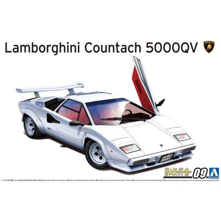 Aoshima Lamborghini Countach 5000QV makett