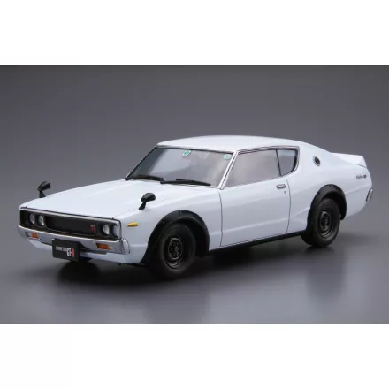 Aoshima 1973 Nissan KPGC100 Skyline HT2000GT-R makett