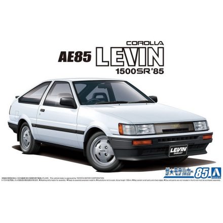 Aoshima TOYOTA AE85 COROLLA LEVIN 1500SR 1985 makett