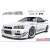 Aoshima NISSAN MINE S BNR34 SKYLINE GT R 2002 makett