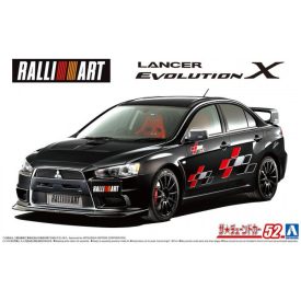 Aoshima 2007 Mitsubishi Lancer Evolution X Ralliart makett