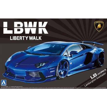 Aoshima LB Works Lamborghini Aventador Ver. 2 makett