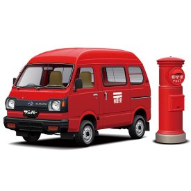 Aoshima SUBARU TT1 SAMBAR HIGH ROOF 4WD 1980 makett