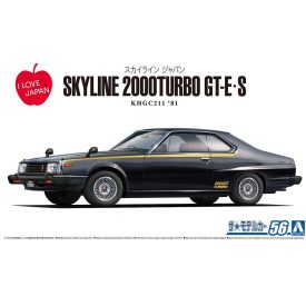   Aoshima NISSAN KHGC211 SKYLINE HT2000 TURBO GT E S 1981 makett