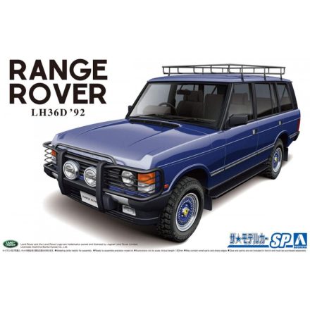 Aoshima Landrover LH36D Rangerover Classic Custom 1992 makett