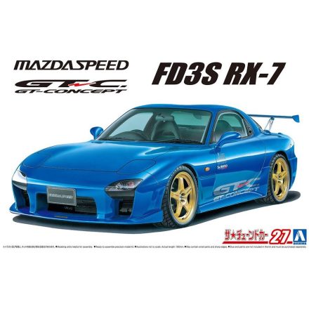 Aoshima MAZDA SPEED FD3S RX-7 A-SPEC GT-C 1999 makett