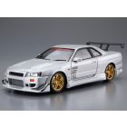 Aoshima Nissan C-West BNR34 Skyline GT-R '02 makett