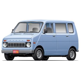 Aoshima HONDA VA LIFE STEP VAN 1974 makett