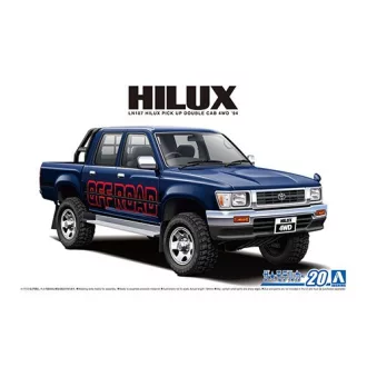   Aoshima Toyota LN107 Hilux Pick Up Double Cab 4WD '94 makett
