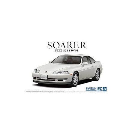 Aoshima TOYOTA JZZ30 SOARER 2.5GT TWINTURBO L 1991 makett