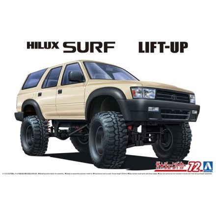 Aoshima Toyota VZN130G Hilux Surf Lift-up '91 makett