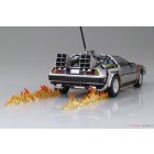 Aoshima DeLorean from Back to the Future I makett
