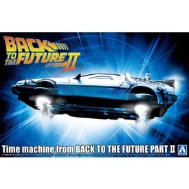 Aoshima Time machine from BACK TO THE FUTURE Part Ⅱ makett